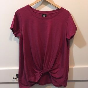 NOT AVAILABLE ! NWOT Bobeau front knot cranberry