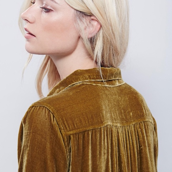 Velvet Shirt DRESS It Takes Two Tunic DRESS - Picture 8 of 8