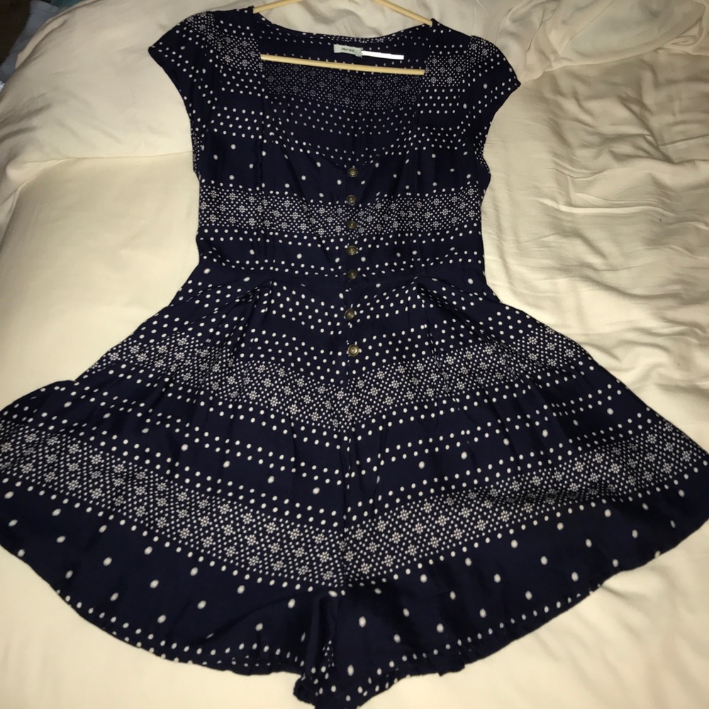 Patterned romper