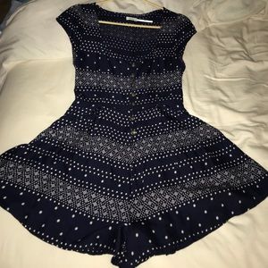 Patterned romper