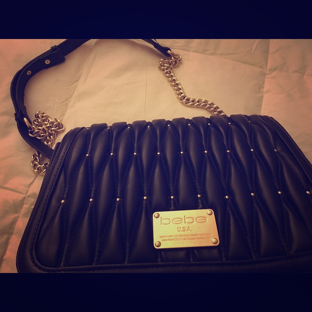 Bebe black small shoulder bag