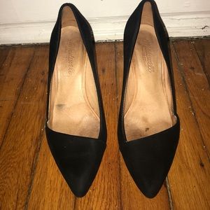 Madewell Mira Black Heels