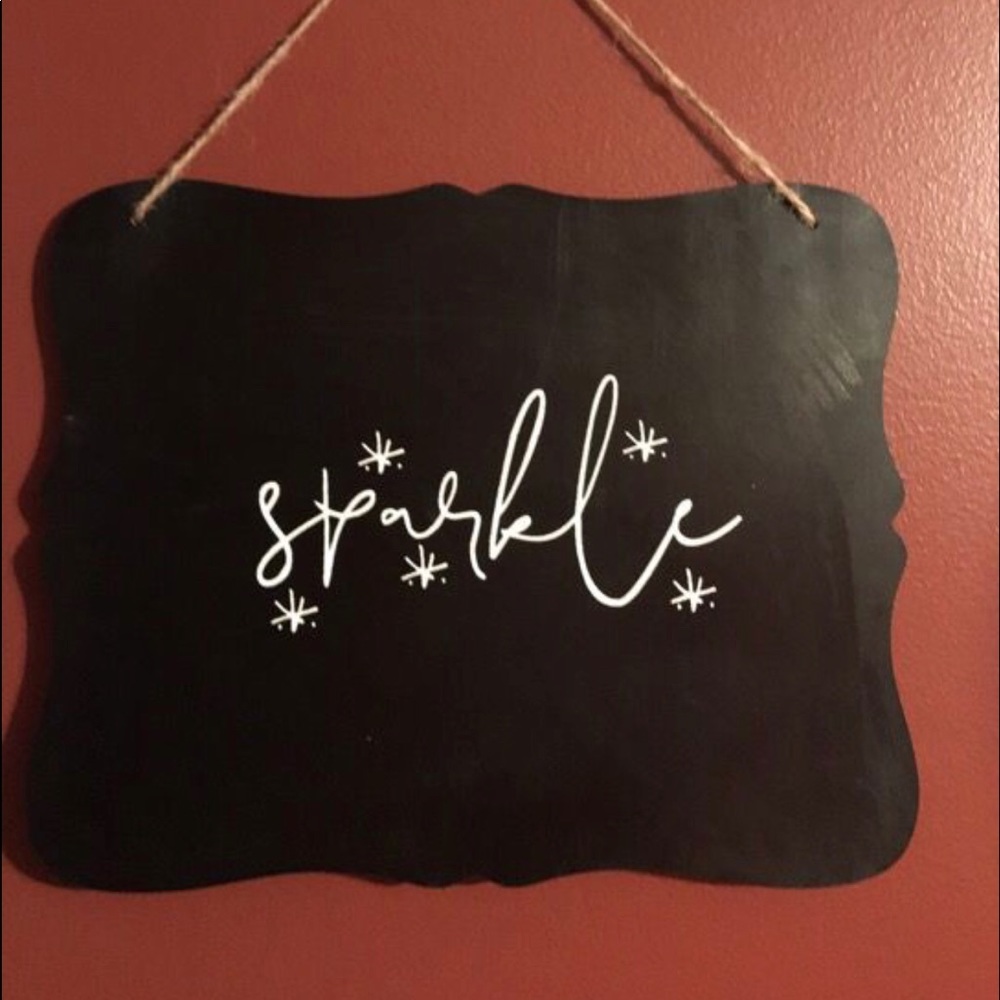 Sparkle Home Decor Sign