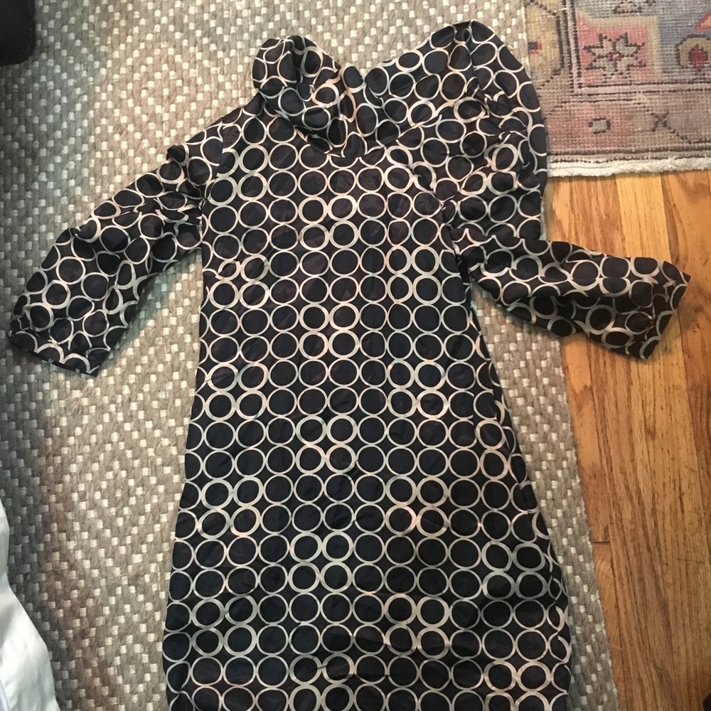 Banana republic chain silk sheath dress size 2