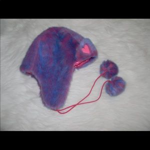 Pink and Blue Trapper Hat 595 Pink and Blue Trapper Hat 595