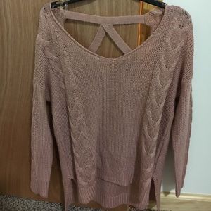 Charlotte Russe open back sweater Charlotte Russe open back sweater