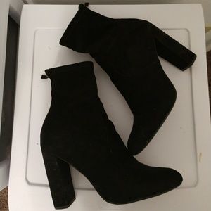 Steve Madden Black Booties