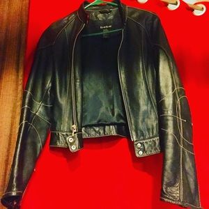 Vintage Bebe Moto Leather Jacket!