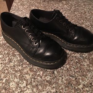 DR MARTENS AIR WAIR BLACK SHOES US 7