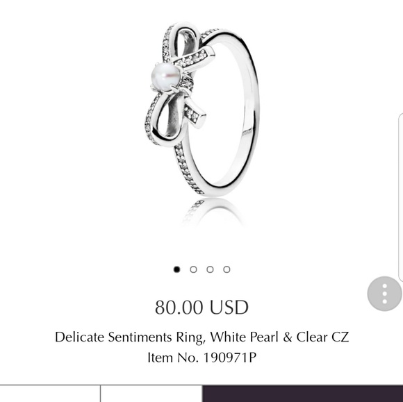 PANDORA Sterling Silver Delicate Sentiments Ring - Picture 5 of 7