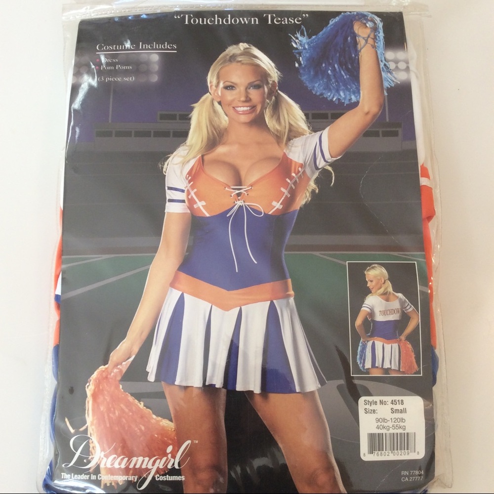 Touchdown Tease Cheerleader Sexy Halloween Costume