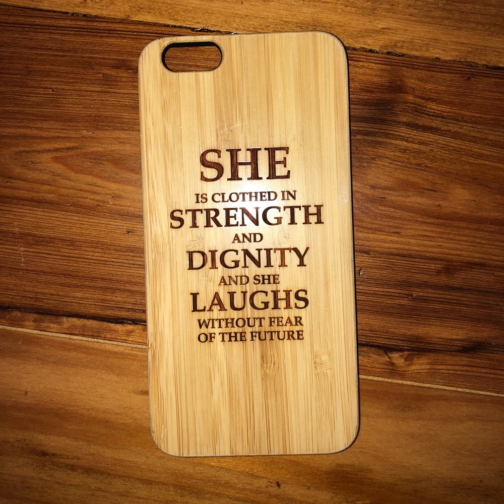 iPhone 6 Plus custom wooden case