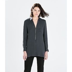 SALE Zipped tunic with side slits