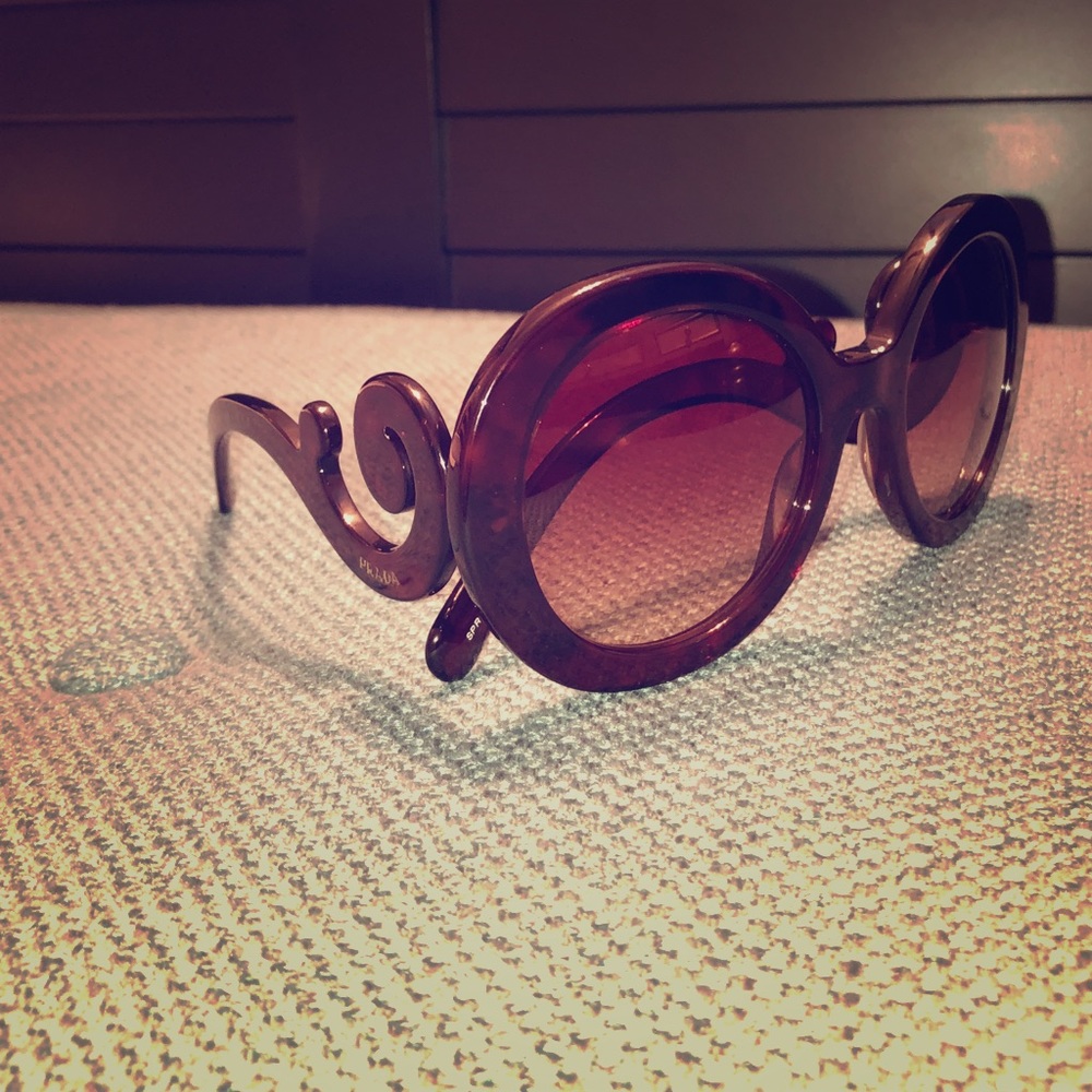 Prada “Minimal Baroque” model sunglasses