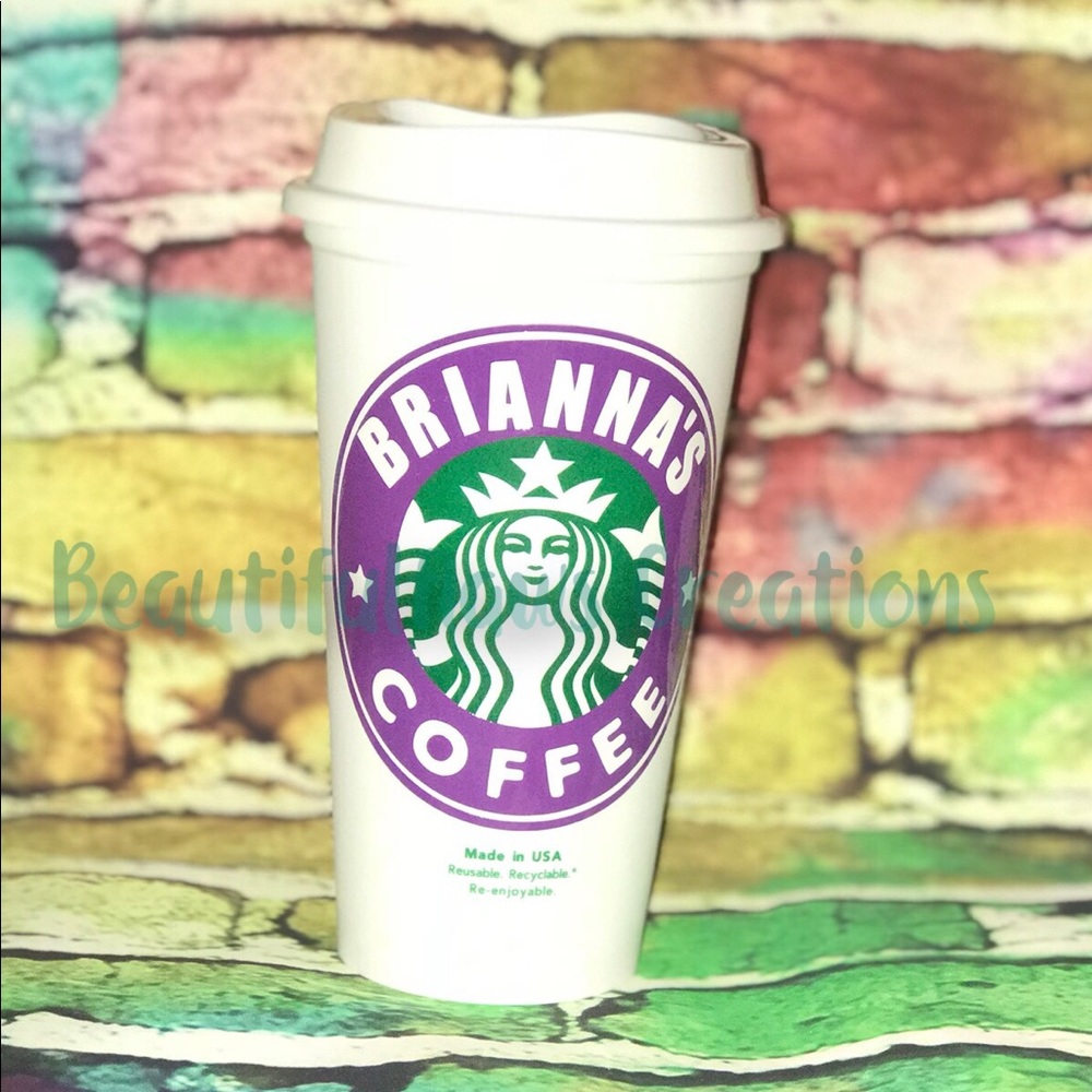 Custom Made Starbucks Cups