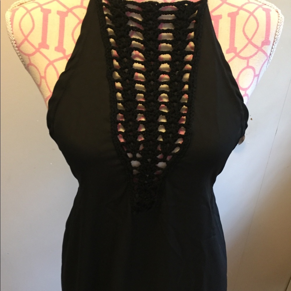 Silk black dress