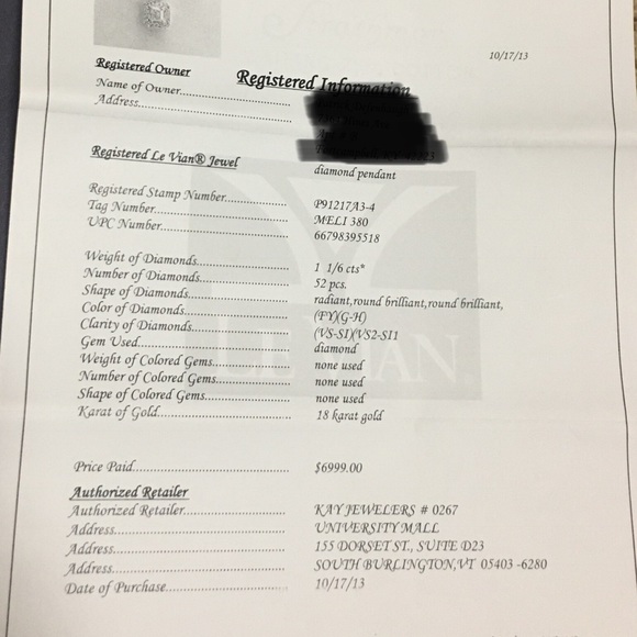 Le Vian Yellow Diamond pendent - Picture 4 of 5