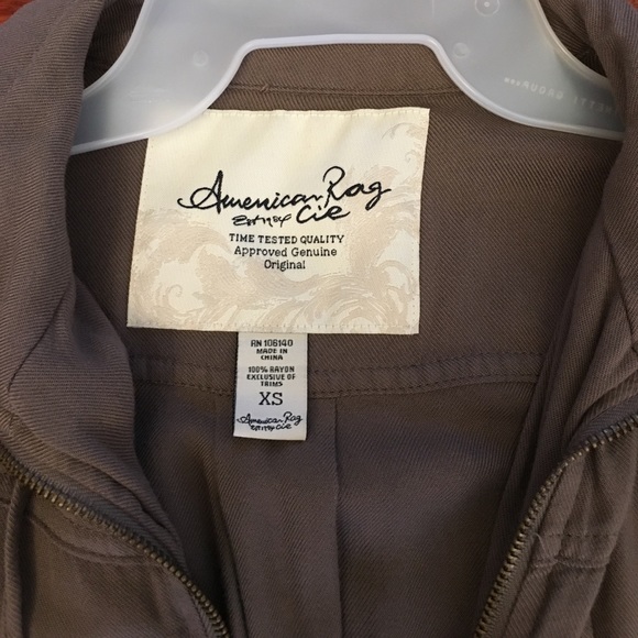 Grey American Rag zip up! - Picture 2 of 5