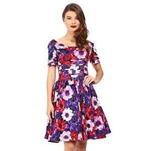 Unique Vintage Roman Holiday Dress