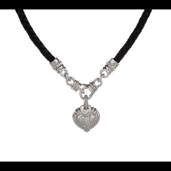 Judith Ripka Sterling Heart Enhancer 