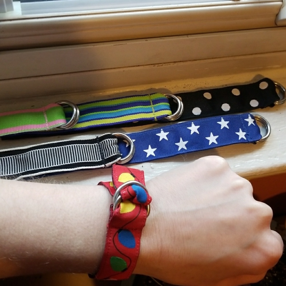 6 Luggage Straps, Bracelets