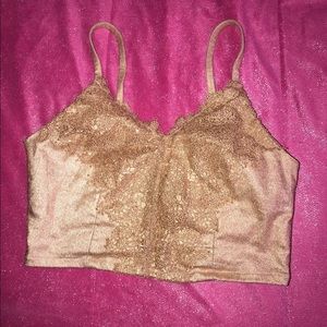 Embroidered Crop Top