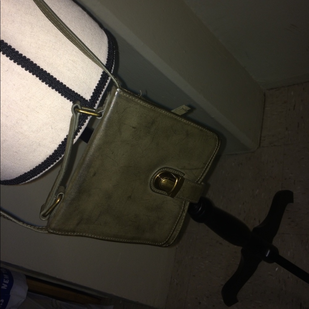 Olive green cross body