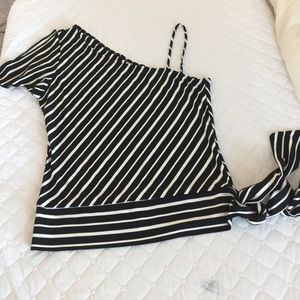 Charlotte Russe Black and White shirt