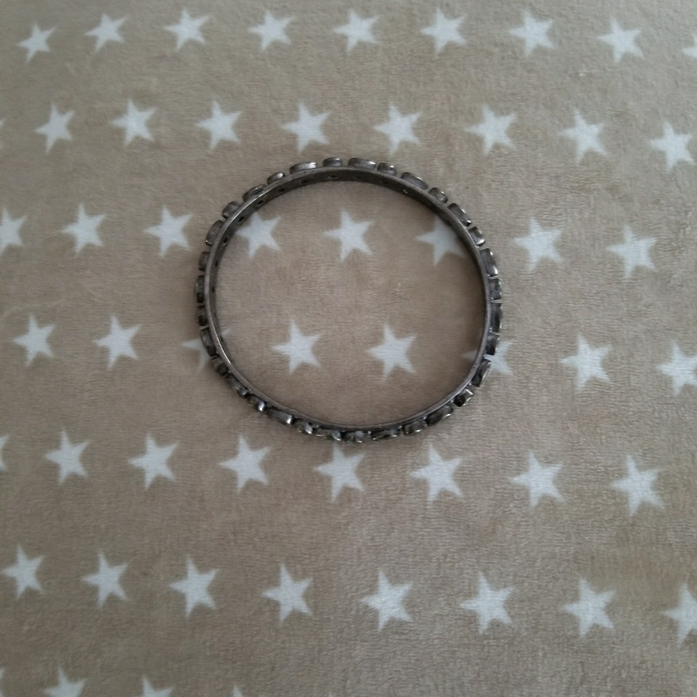 sterling peridot bangle