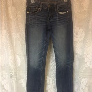AEO skinny super stretch jeans size 4