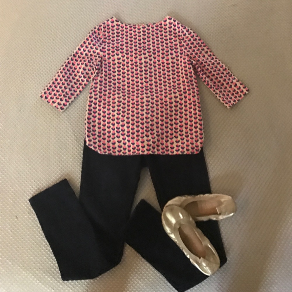 Crewcuts size 10 heart tunic.