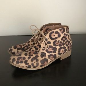 Leopard Print Madden Girl Dontee Bootie