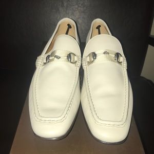 White Gucci Loafer