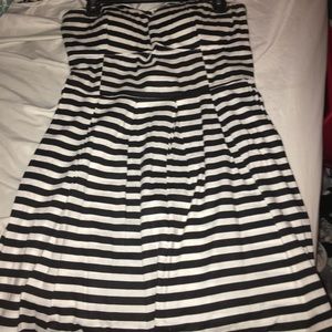 Striped sleeveless dress