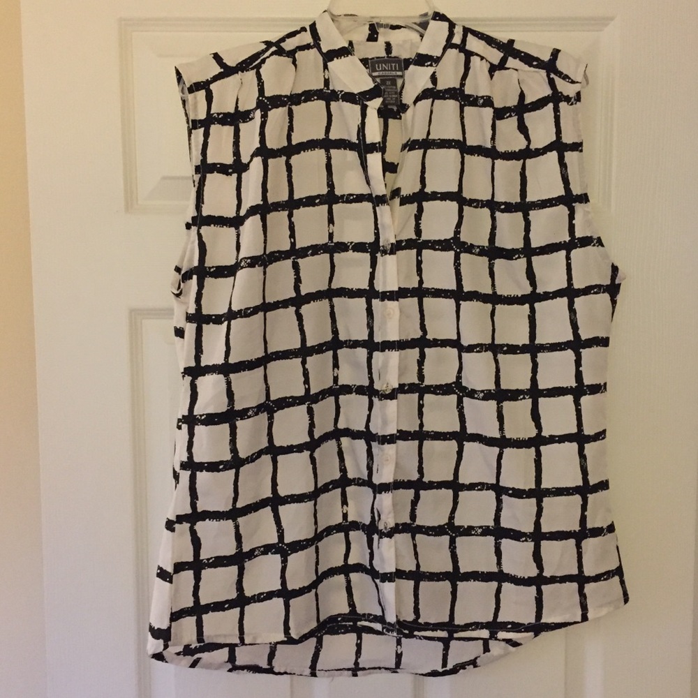 💄Black and white dress top! 👠