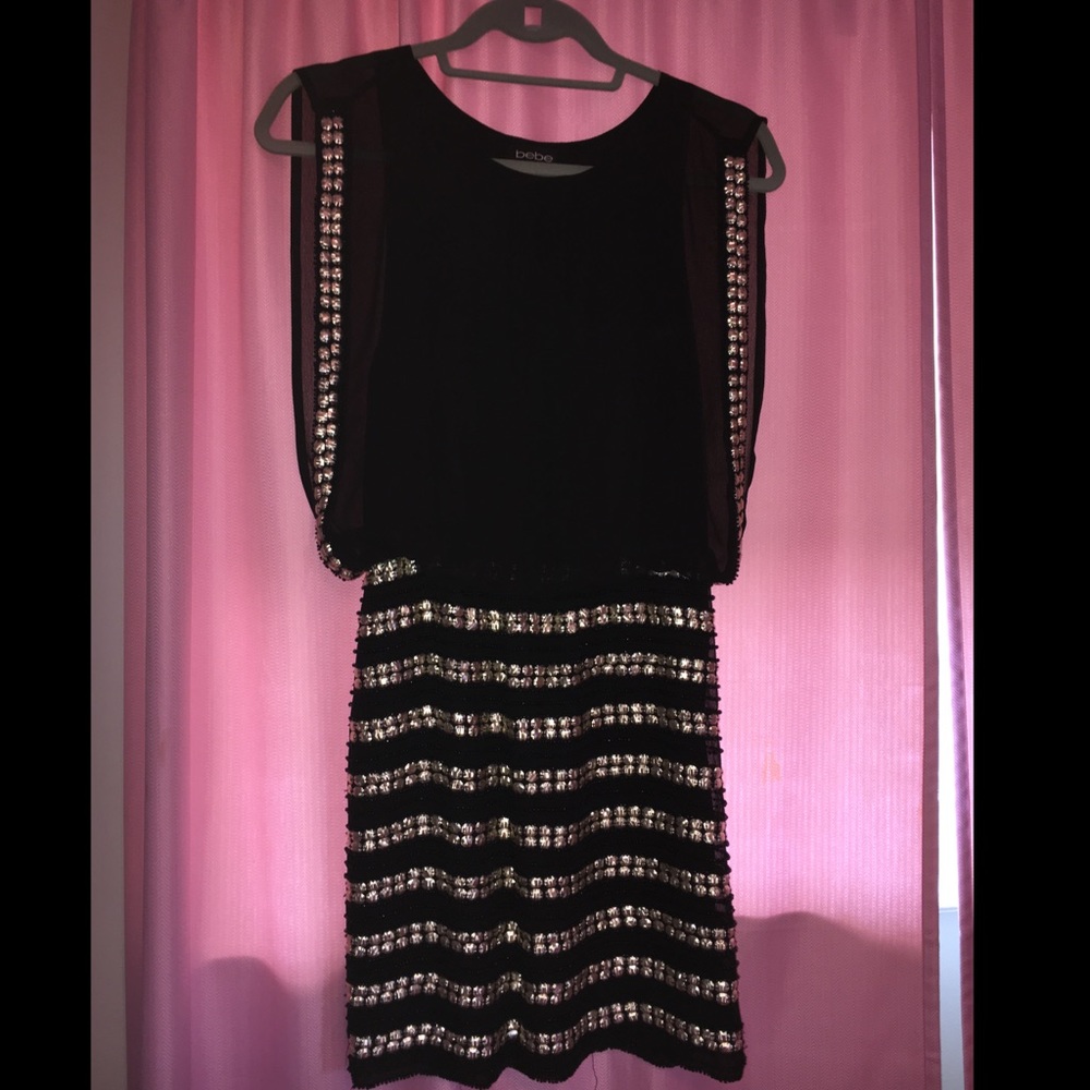 Bebe beaded dress