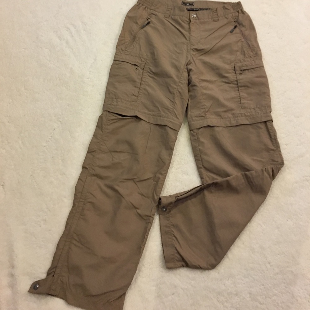 REI zip off pants womens size 8