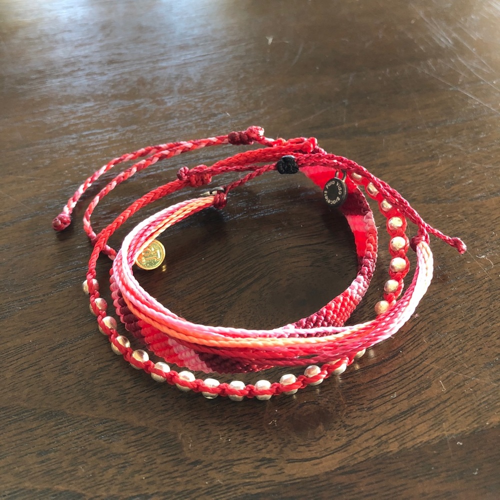 Pura Vida bracelet stack