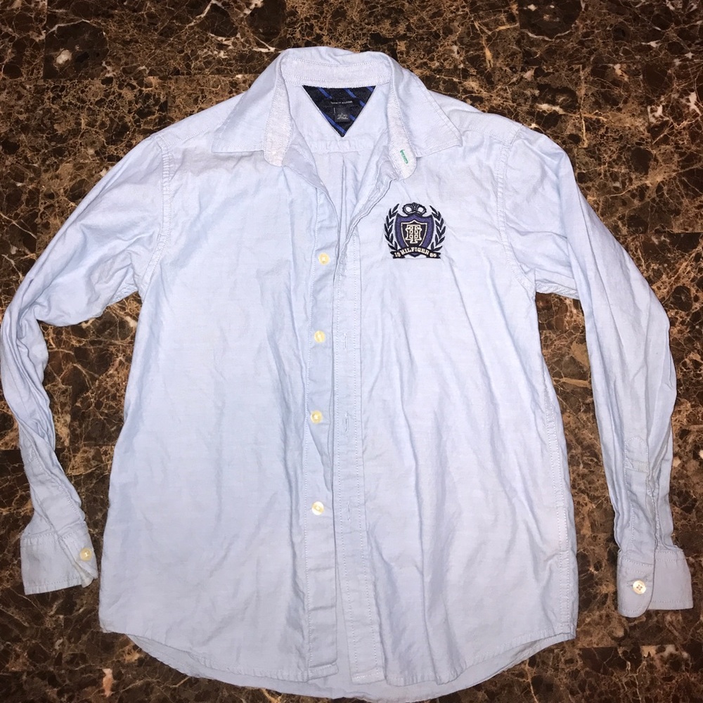 Tommy Hilfiger. YL dress shirt. Wore once.