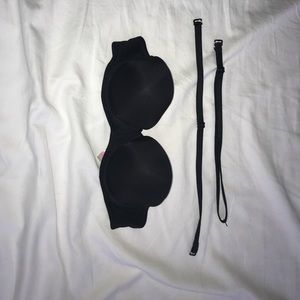 Victoria’s Secret Pink Black MultiWay Push Up Bra