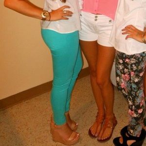 Joe's / teal skinny jeans