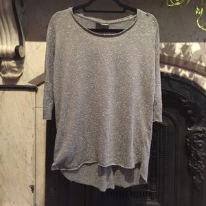 A PEA IN THE POD Grey Maternity Sweater-Size Small