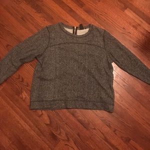 Crop Sweater with zipper detail
