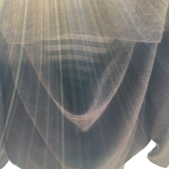 NEW ELIE TAHARI luxury cashmere black wool sweater - Picture 4 of 6