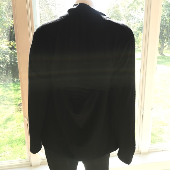 NEW ELIE TAHARI luxury cashmere black wool sweater - Picture 6 of 6