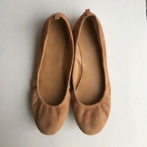 J.Crew Cece light pink suede flats