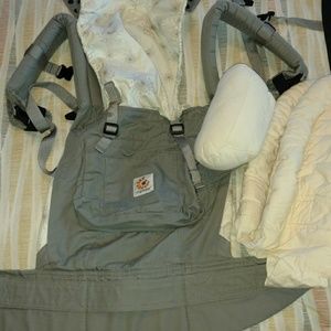 Ergo baby carrier with infant insert
