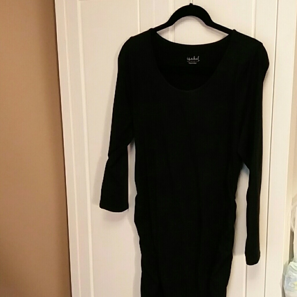 Isabel maternity black dress