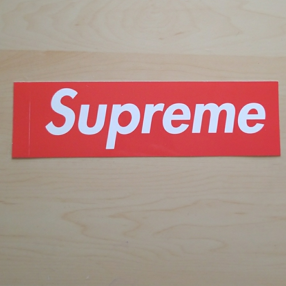 Supreme logo sticker