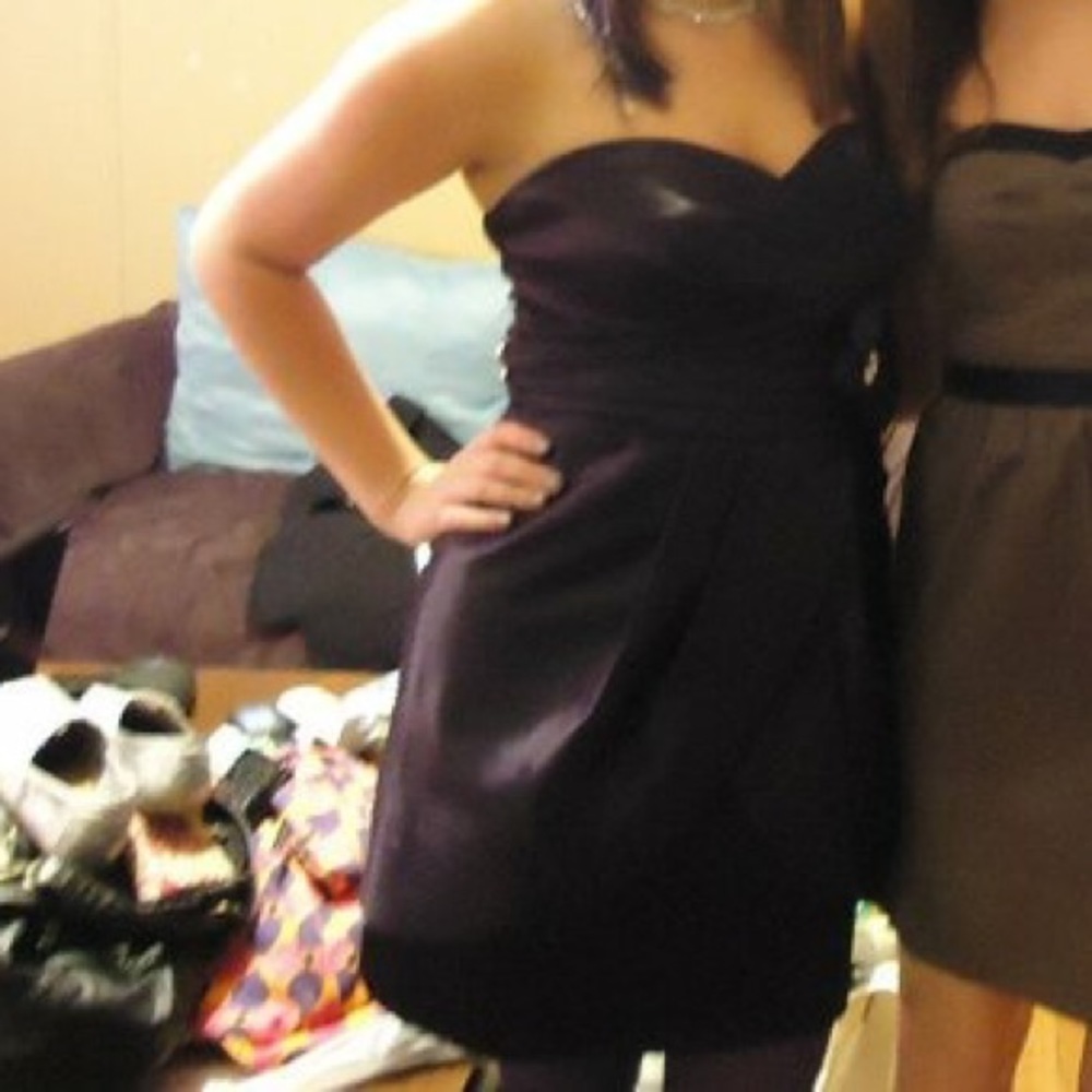Charlotte Russe Black strapless dress